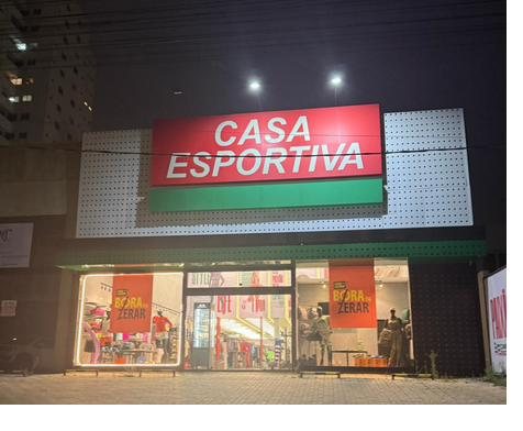 Fachada da loja Casa Esportiva